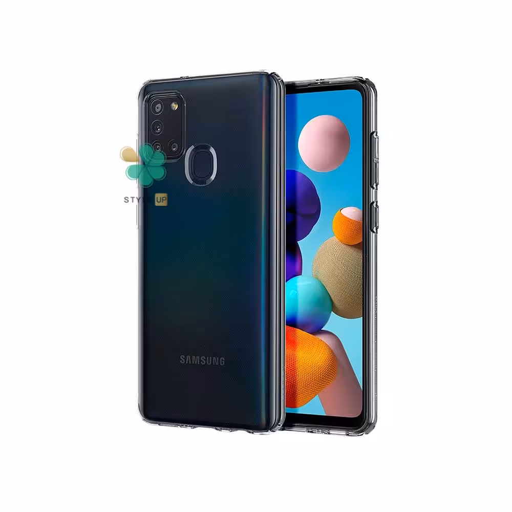 قاب گوشی ژله ای محافظ لنز دار مناسب سامسونگ Galaxy A21s