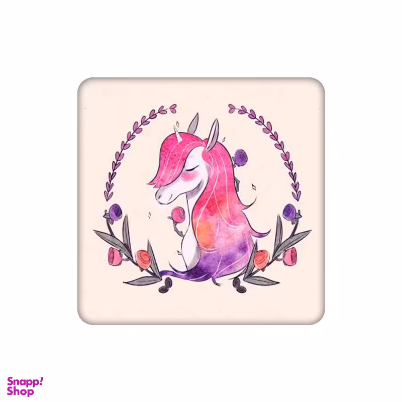 زیر لیوانی طرح یونیکورن کد 5117938