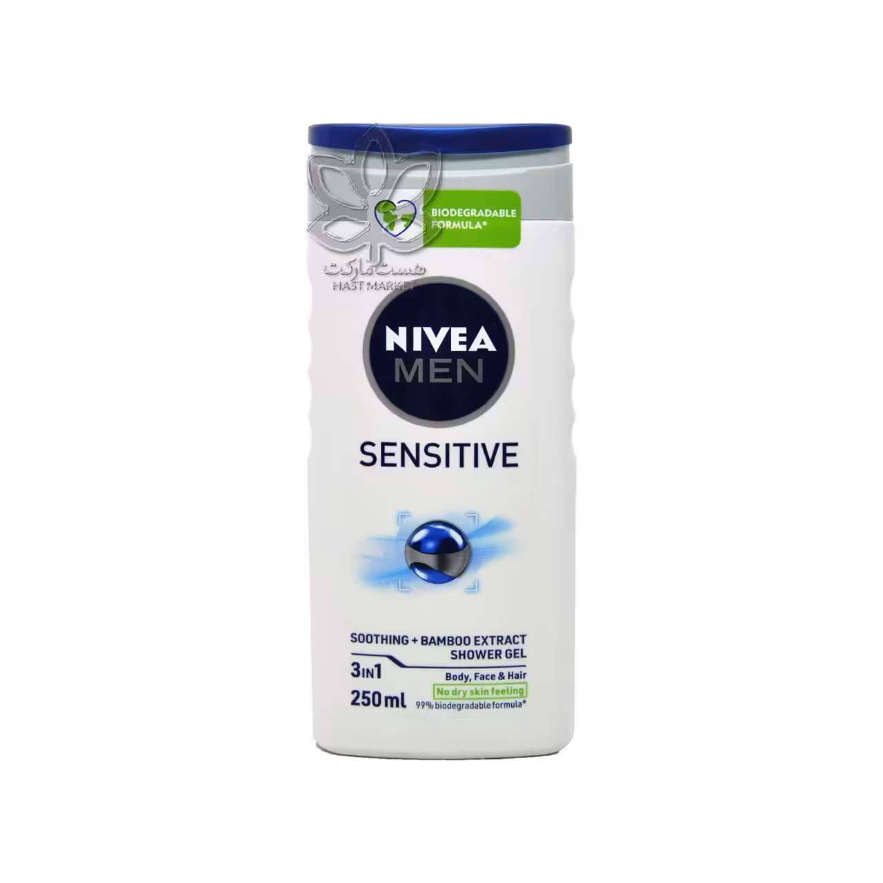 شامپو سر و بدن آقایان سنسیتیو ( پوست های حساس ) 250 میل نیوآ - nivea