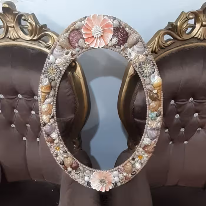 آینه بیضی اندازه 70در 50