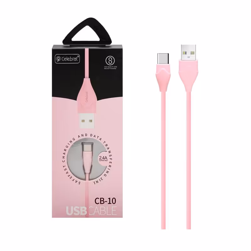 خرید کابل تبدیل USB به USB-C سلبریت CB-10 طول 1m - ایسل
