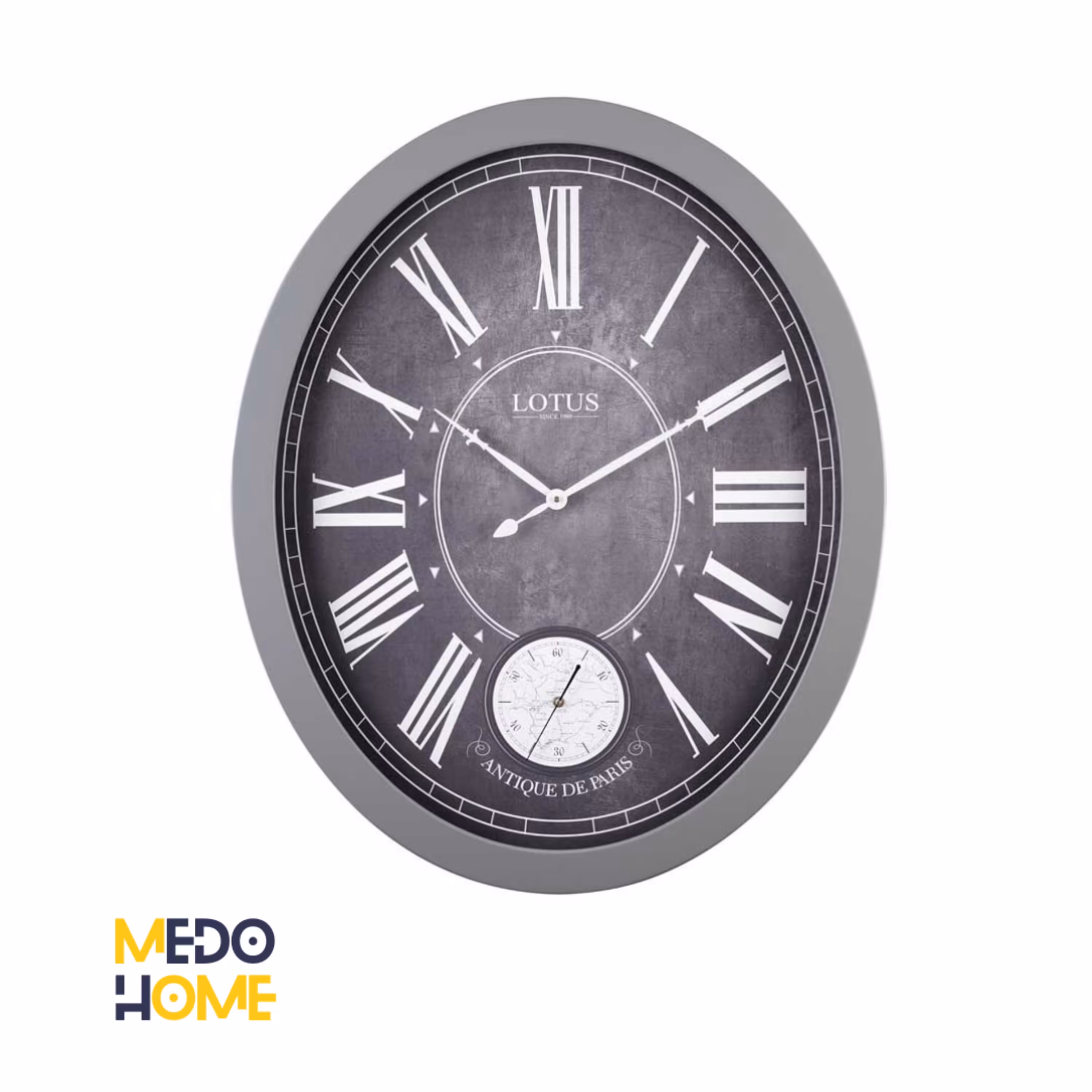 ساعت دیواری چوبی مدل ROCKLIN کد W-7738