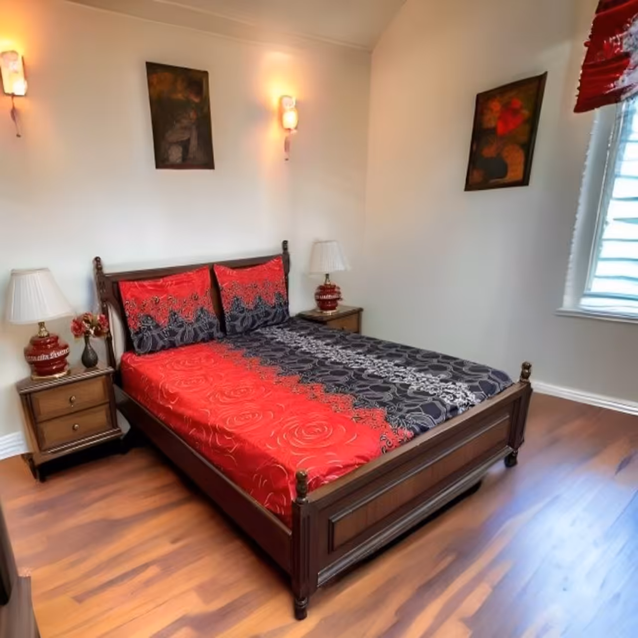 سرویس روتختی مدل کشدار طرح گل رز 2 نفره 3 تیکه کد 180