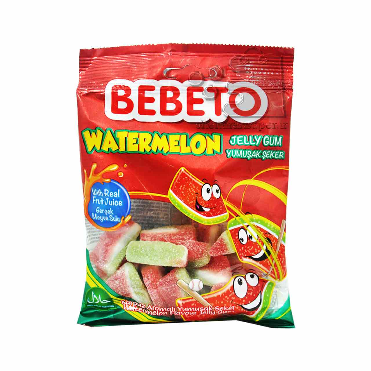 پاستیل شکری هندوانه 80 گرم ببتو - bebeto