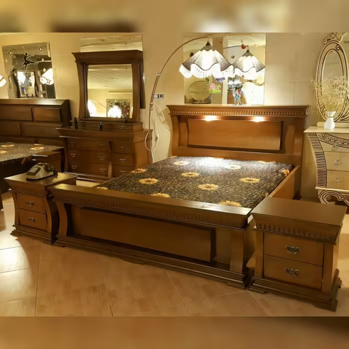 سرویس خواب دو نفره مدل قایقی - محصول سفارشی است و هزینه حمل به عهده مشتری محترم می باشد، ارسال از طریق باربری