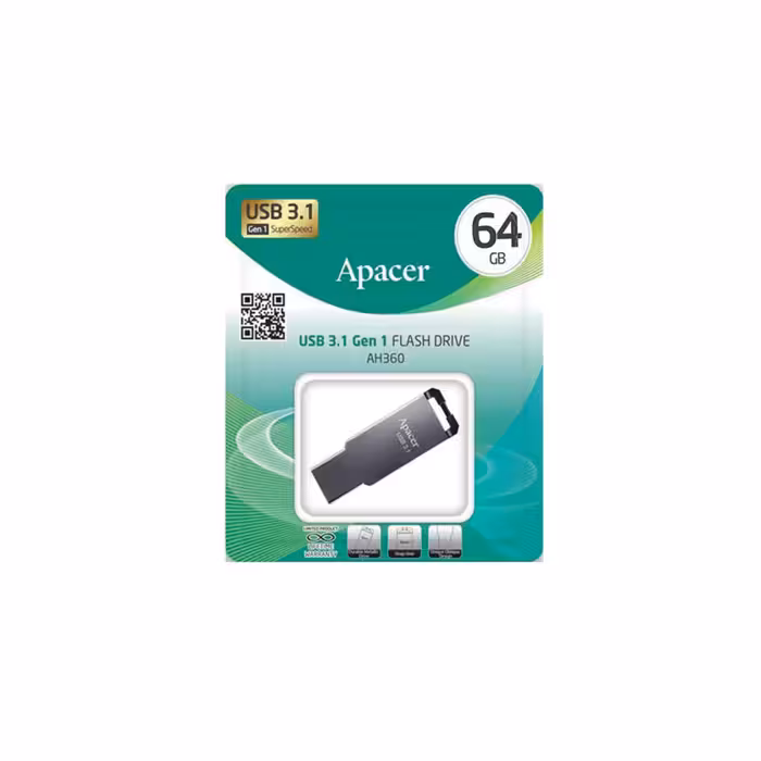 فلش مموری اپیسر APACER AH 360 64GB