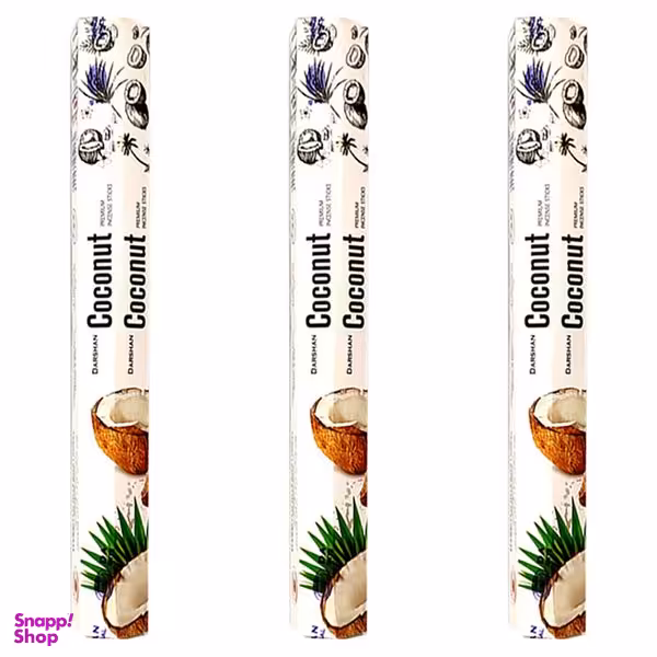 عود دارشان مدل نارگیل کد 03 مجموعه 3 عددی