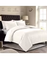 سرویس لحاف روتختی یک نفره 6 تکه عرض 90 دو رویه استخوانی ای اس اف ASF مدل هتلی