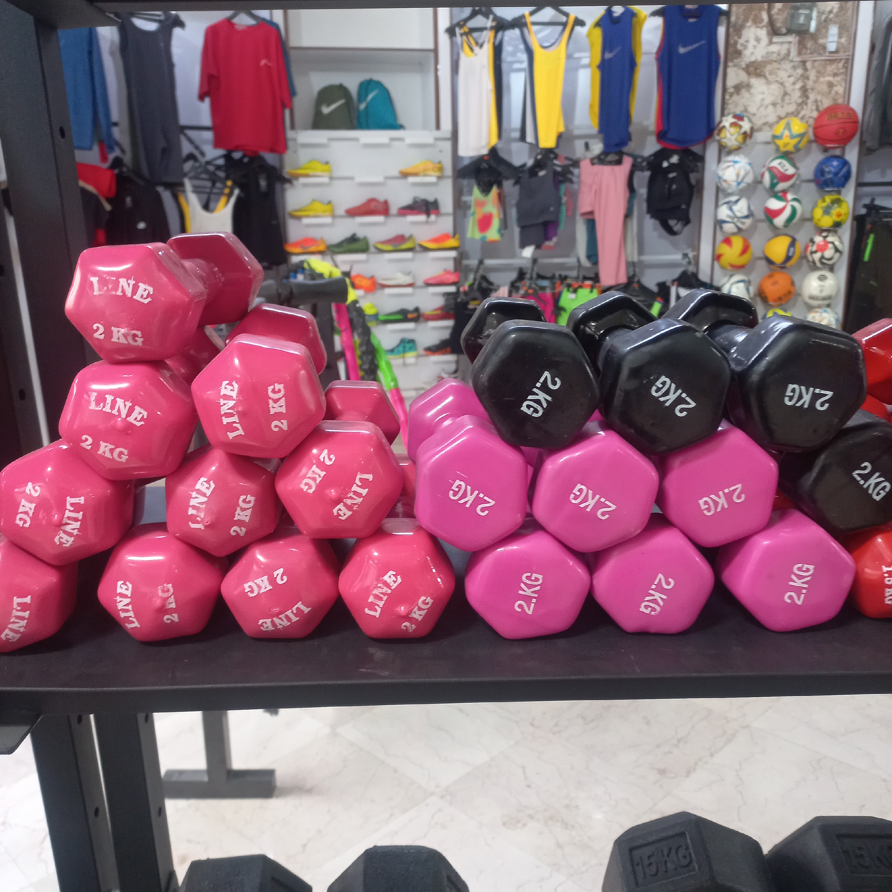 دمبل 2 کیلویی ایروبیک ( جفتی)