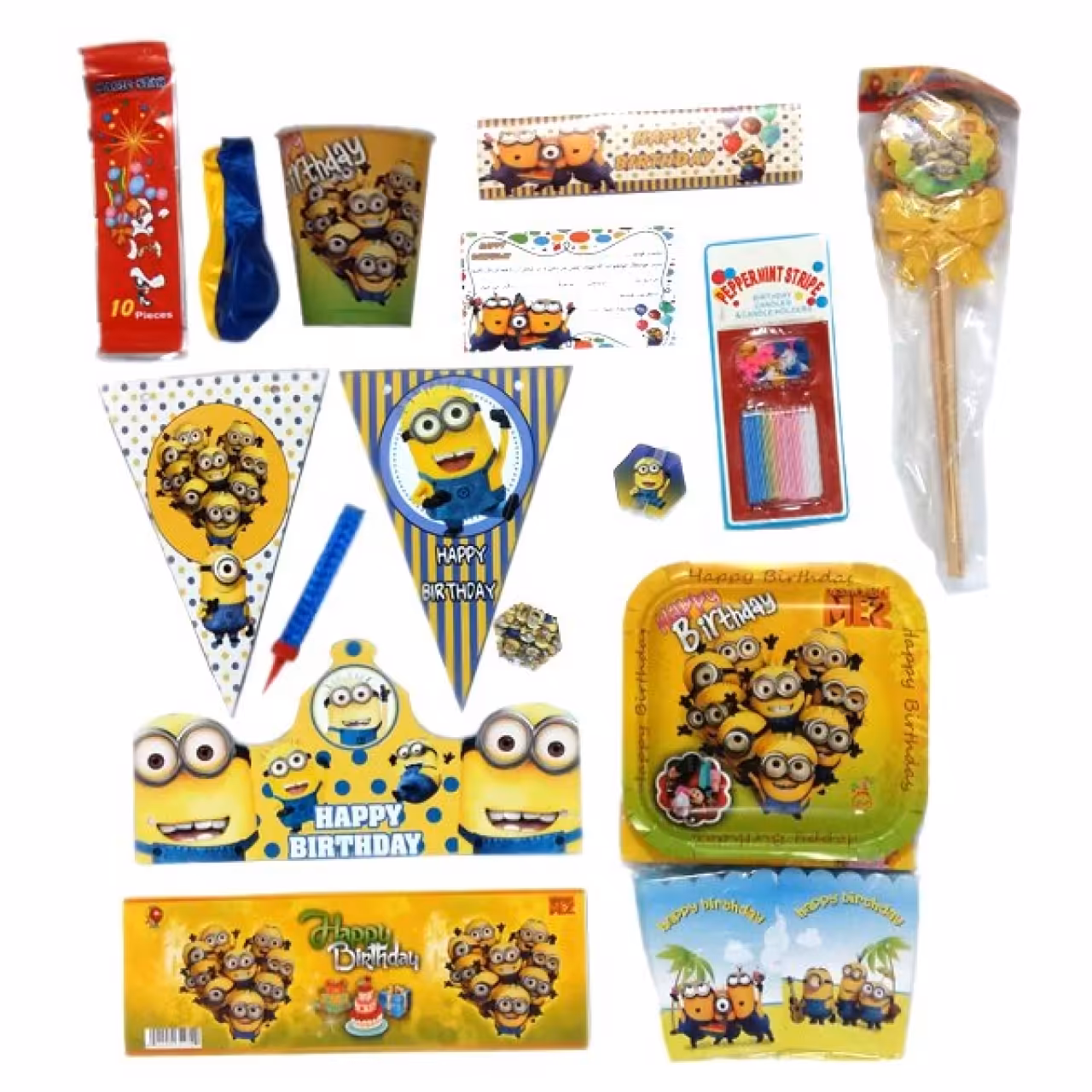 مجموعه 217 عددی تم تولد طرح مینیون