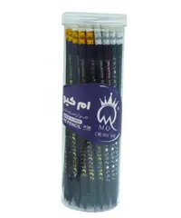 مدادمشکی ام کیو سه گوش ذغالی مات(48عددی) کدH38