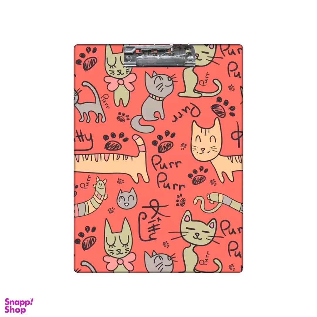 تخته شاسی بامبیلیپ طرح پترن گربه کد 0746380 سایز A4