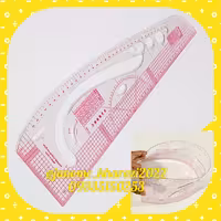 خط کش همه کاره نشکن ژله ای (اصل)