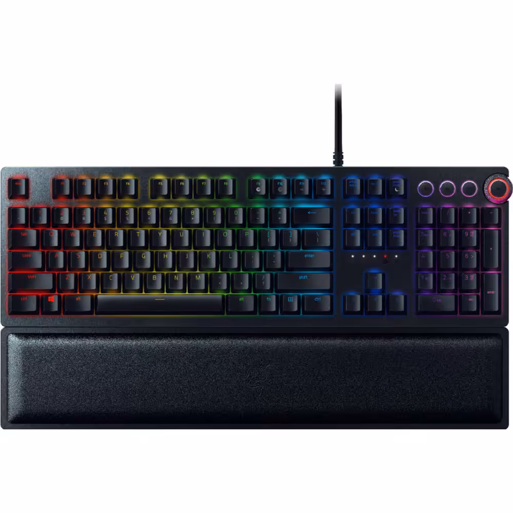 کیبورد گیمینگ ریزر Razer Huntsman Elite Purple Switch