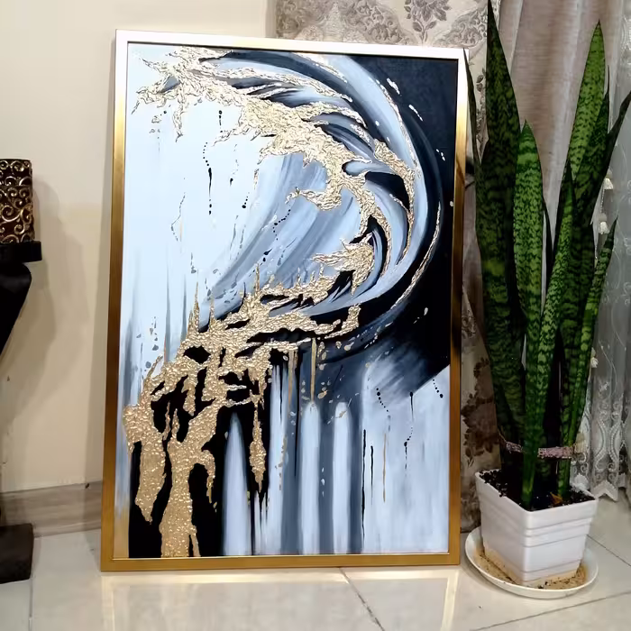 تابلو دکوراتیو موج