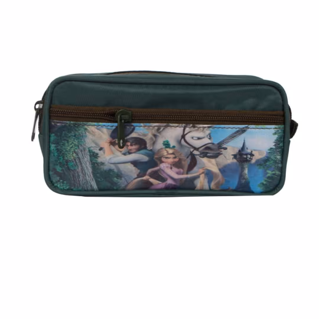 جامدادی دخترانه طرح گیسو کمند دو زیپ قیمت مناسب و کیفیت عالی 