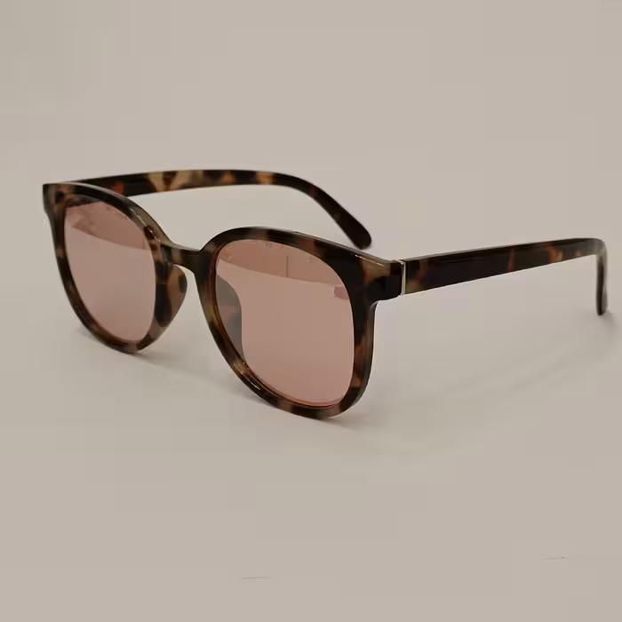 عینک آفتابی کائوچویی یونیسکس یووی 400 به همراه جلدزیپی و دستمال