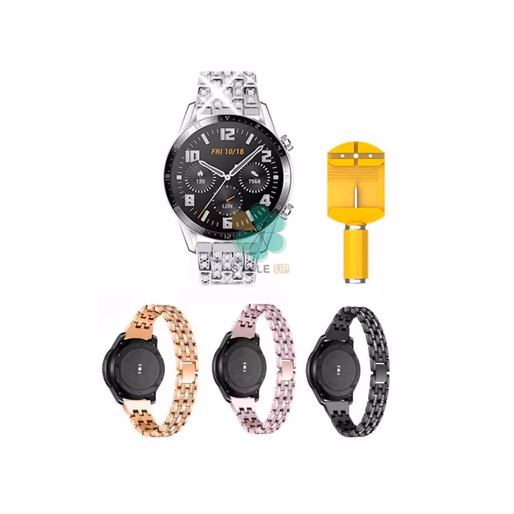 بند استیل ساعت هواوی واچ Huawei Watch GT 2 46mm مدل Wearlizer