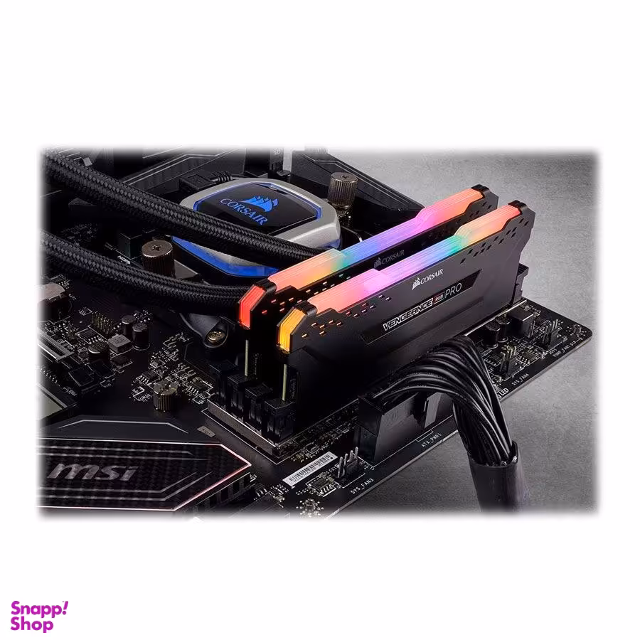رم دسکتاپ DDR4 دو کاناله 3200 مگاهرتز CL16 کورسیر (Corsair) مدل VENGEANCE RGB PRO ظرفیت 32 گیگابایت