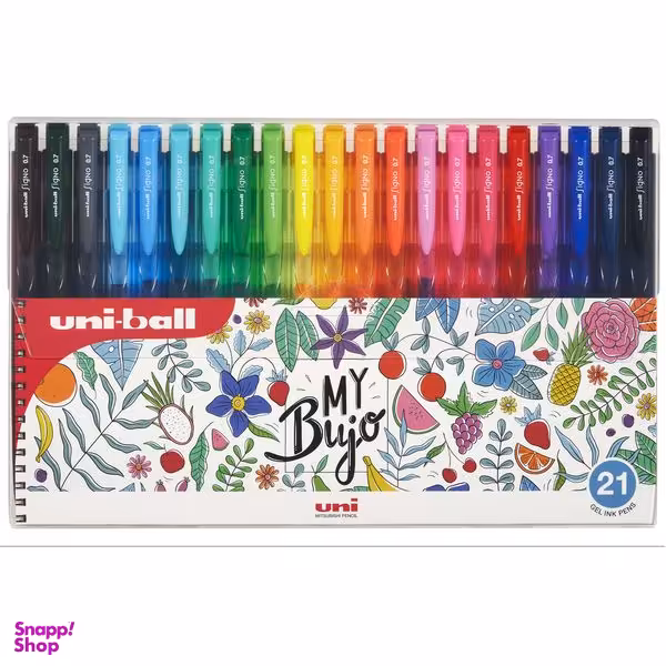 روان نویس یونی بال مدل my bujo بسته 21 عددی