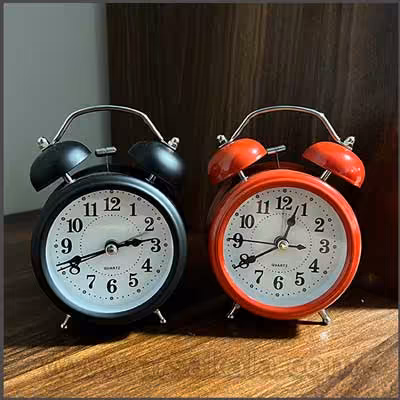 ساعت رومیزی Twin Bell