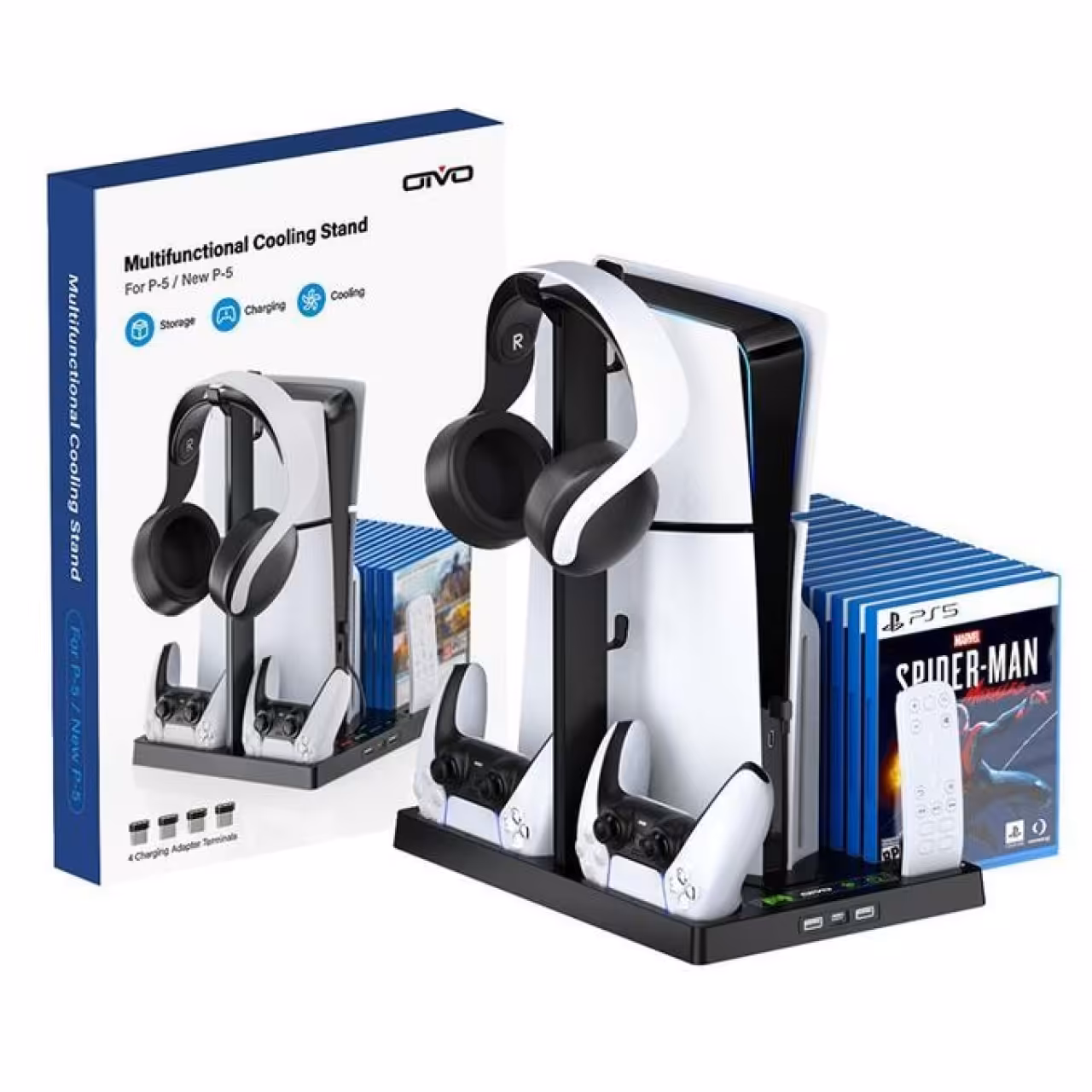 پایه شارژ و پایه خنک کننده PS5 SLIM/FAT مدل IV P5246XW