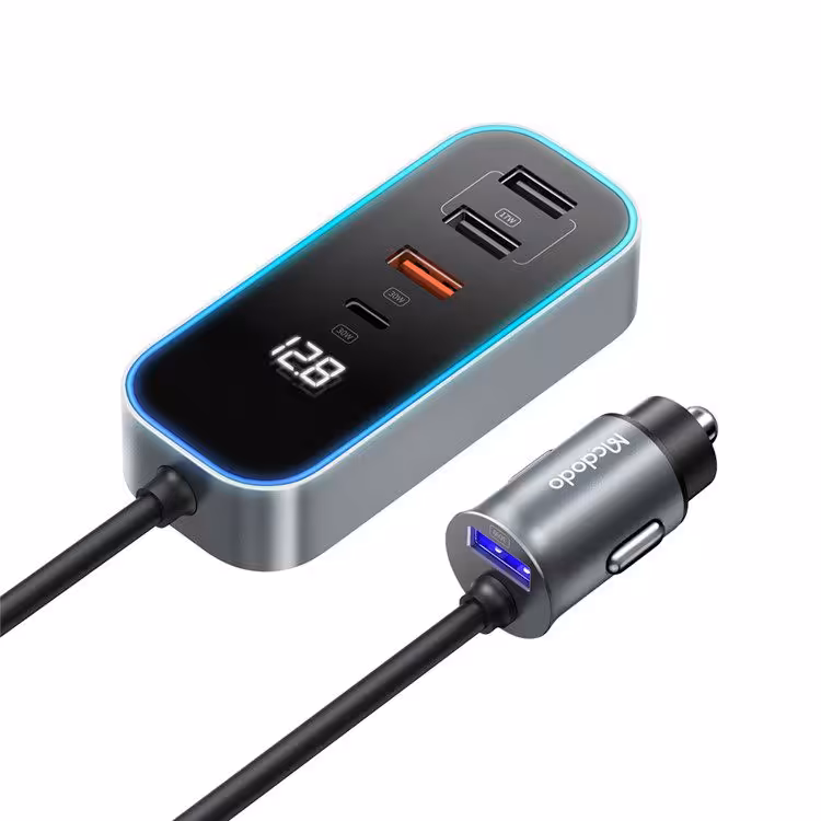 شارژر فندکی مک دودو MCDODO CC-1900 107W Digital Display Car Charger