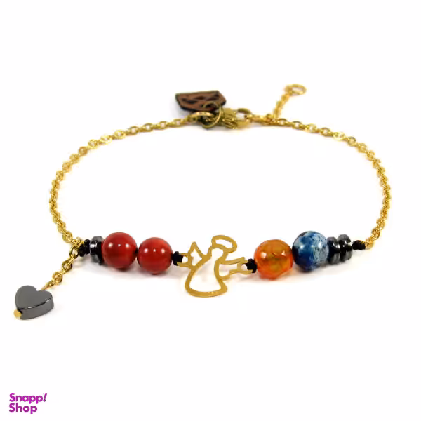 دستبند طلا 18 عیار مانچو مدل bfg091