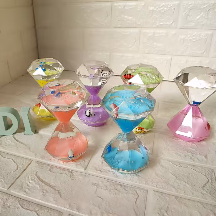 ساعت ژله ای الماسی 15 دقیقه ای مناسب هدیه