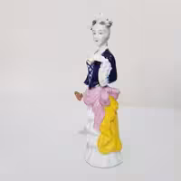 بانو اروپایی مجسمه دکوری چینی دخترانه 20 سانتی