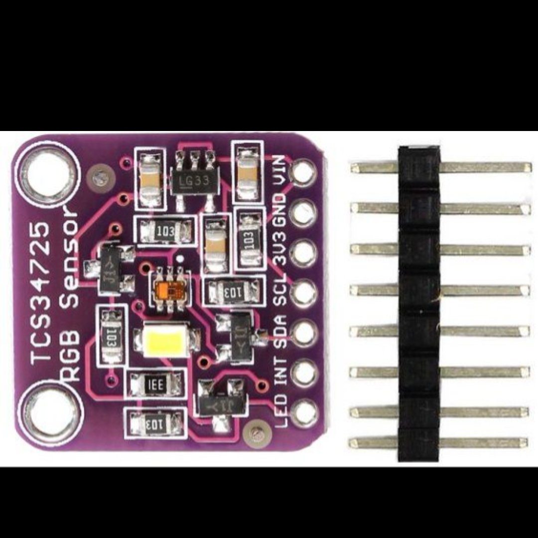 ماژول سنسور تشخیص رنگ TCS34725 سنسور RGB فوق دقیق
