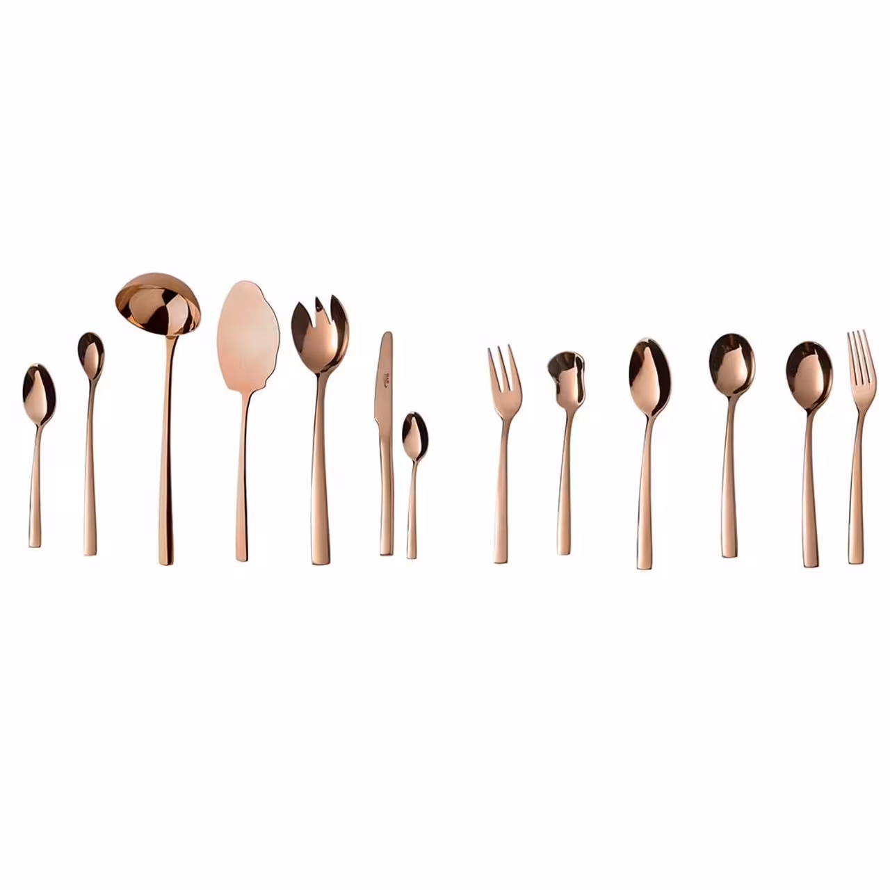 سرویس قاشق و چنگال 116 پارچه ناب استیل مدل Felorance PVD