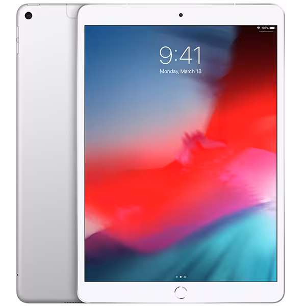 آیپد ایر 2019 64 گیگابایت سلولار نقره ای - Hiapple.ir
