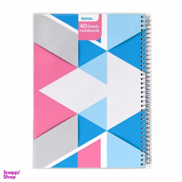 دفتر 40 برگ سیمی جلد طلقی نهال کد 2_3412