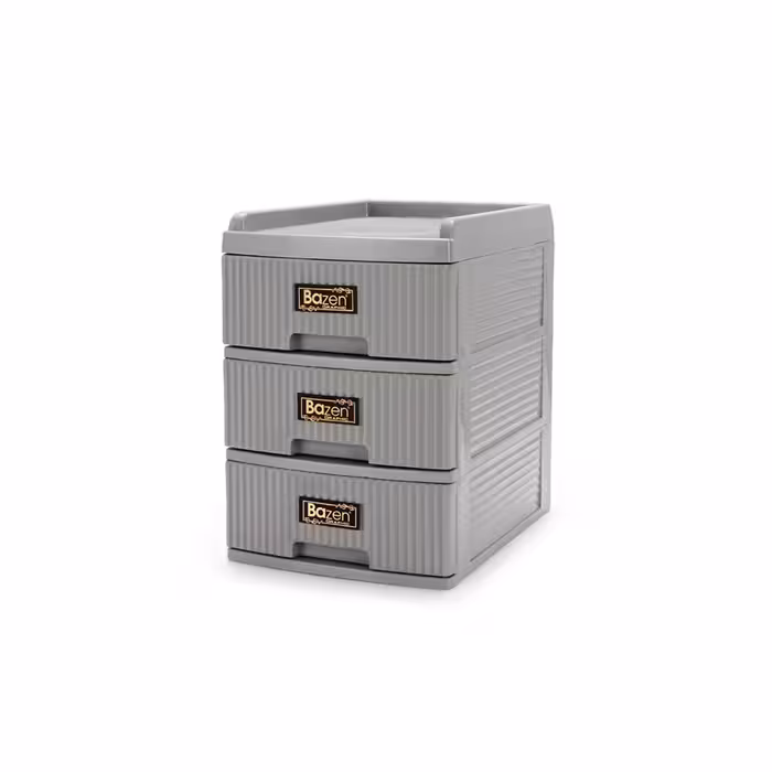 دراور سه طبقه کشویی گرافیک بازن