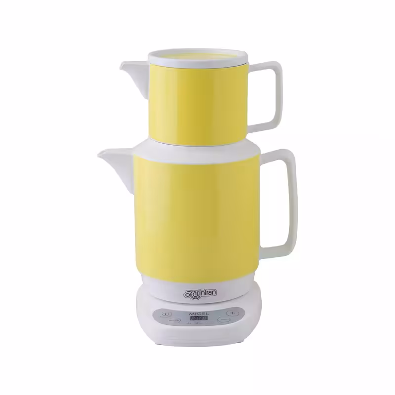 چای ساز چینی زرین پاستل لیمویی