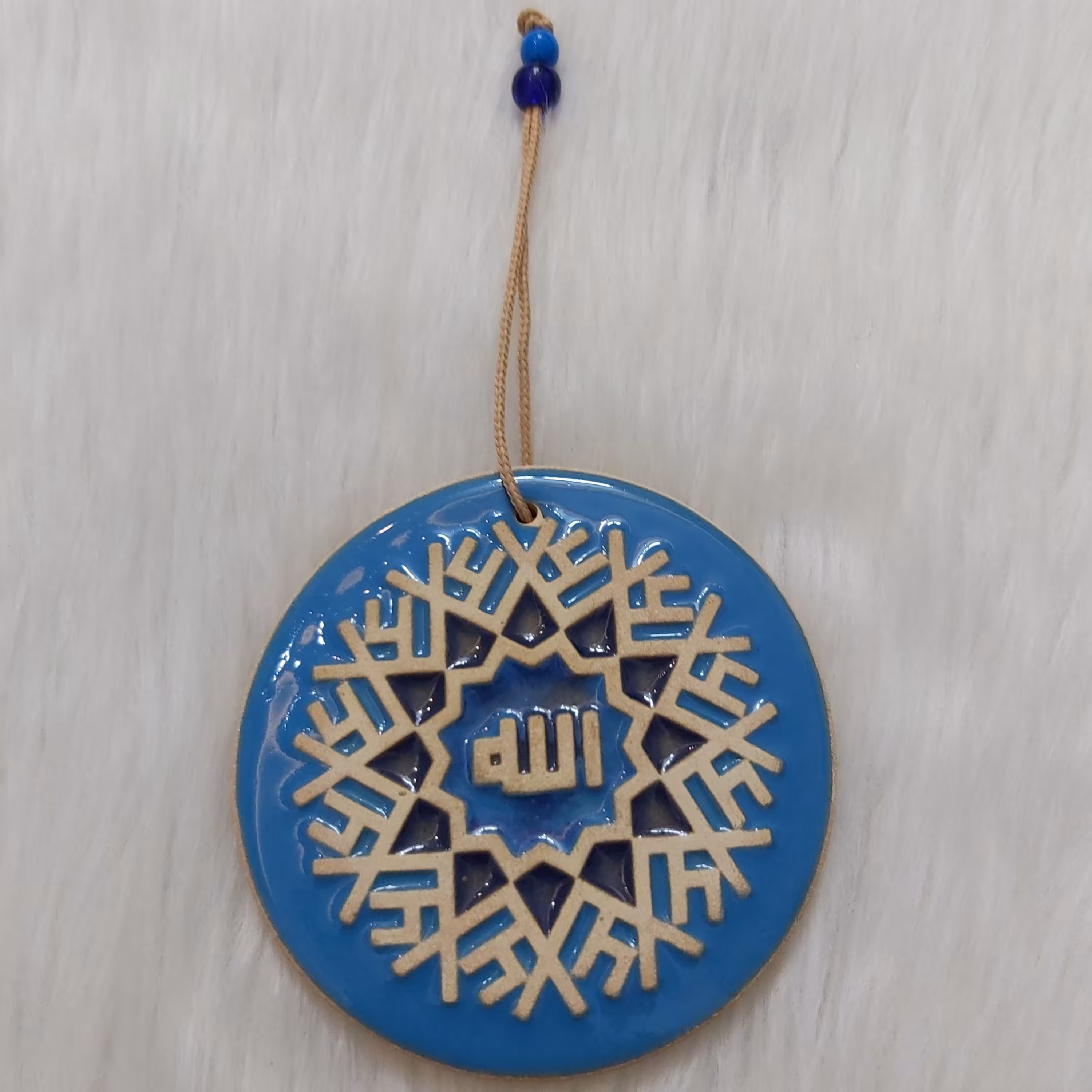 آویز سفالی طرح الله علی کد alaal110