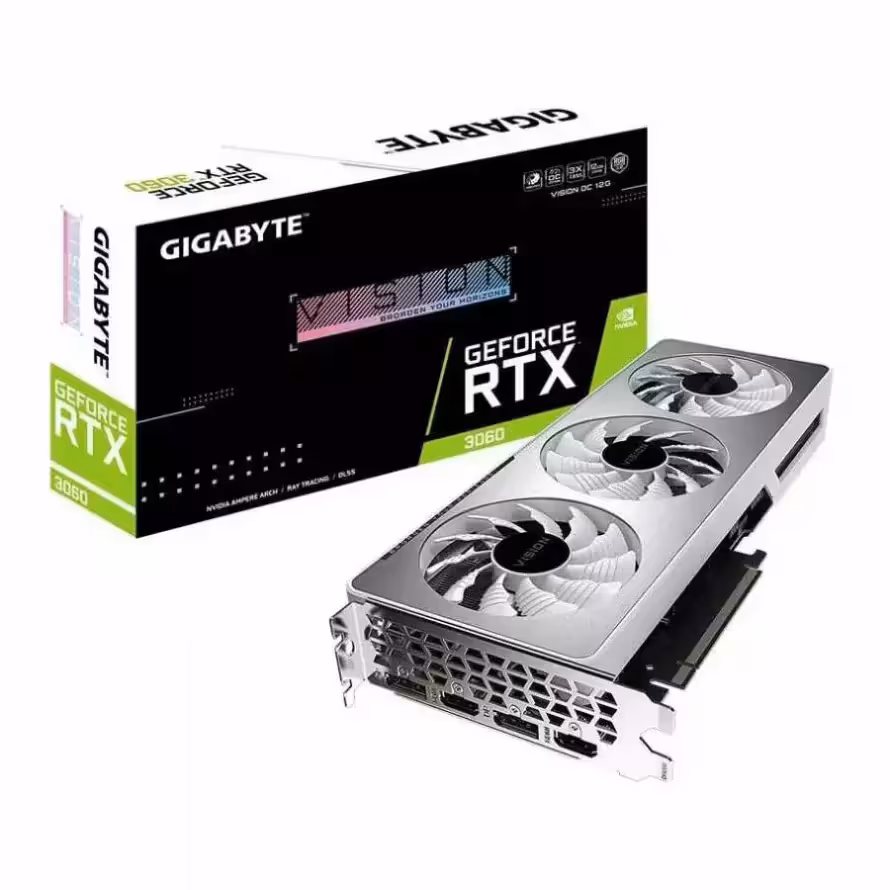 کارت گرافیک گیگابایت GeForce RTX 3060 VISION OC 12G