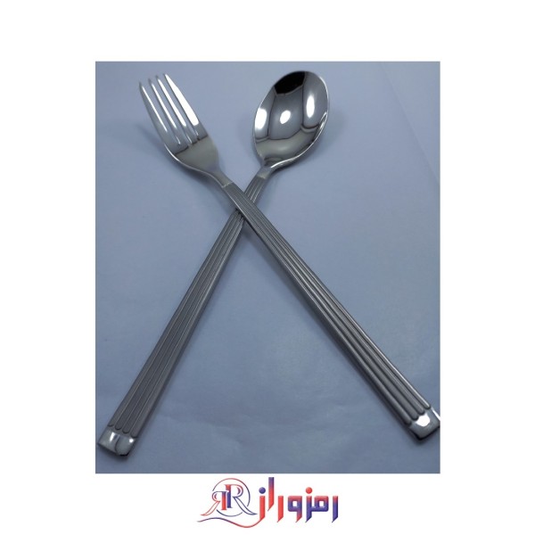سرویس قاشق و چنگال 24 نفره 120 پارچه یونیک طرح کبریتی مات