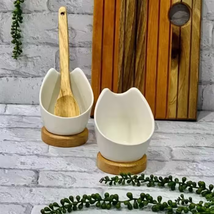 کنار گازی چوب و سرامیک بسیار شیک و با کیفیت 