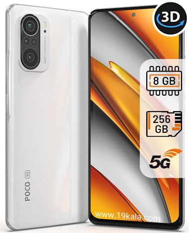 گوشی موبایل شیائومی Poco F3 5G ظرفیت 256 رم 8 گیگابایت