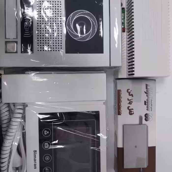 آیفون تصویری سیماران یک واحدی با پنل کارتی و مانیتور 4.3 اینچ لمسی با حافظه 