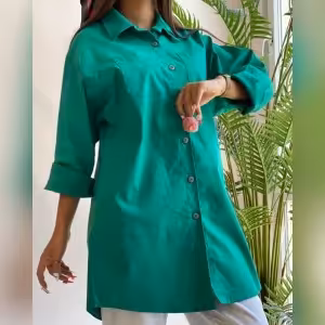 مانتو کتان در سه سایز