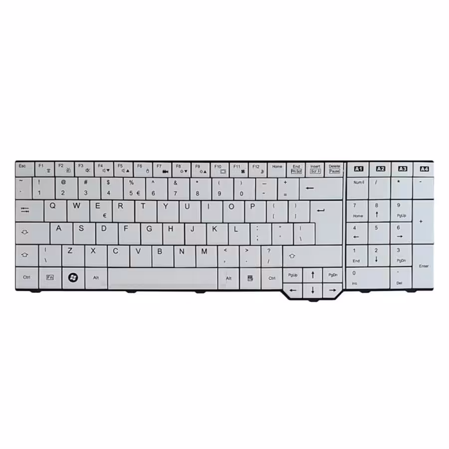 کیبورد لپ تاپ فوجیتسو AmiloPro 3625 سفید