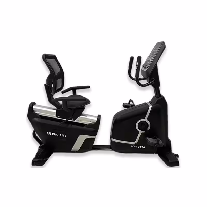 دوچرخه ثابت باشگاهی پشتی دار آیرون لایف مدل Iron3000