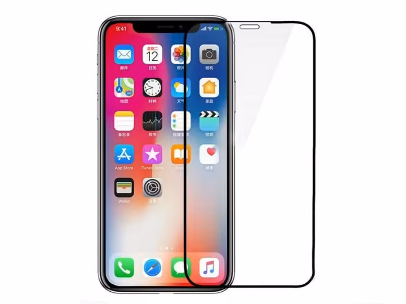 محافظ صفحه نمایش شیشه ای آیفون Blueo Silk Full Cover Glass iPhone XR/11
