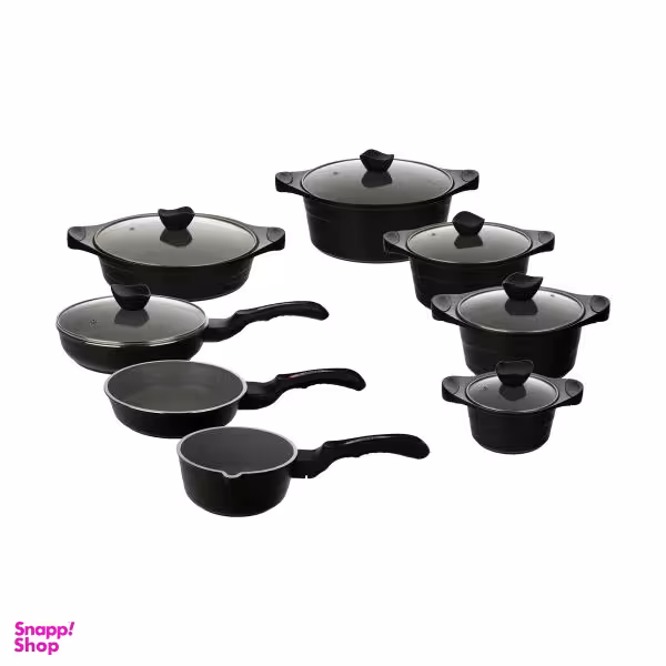 سرویس پخت ‌و پز 14 پارچه عروس (Aroos) مدل موج