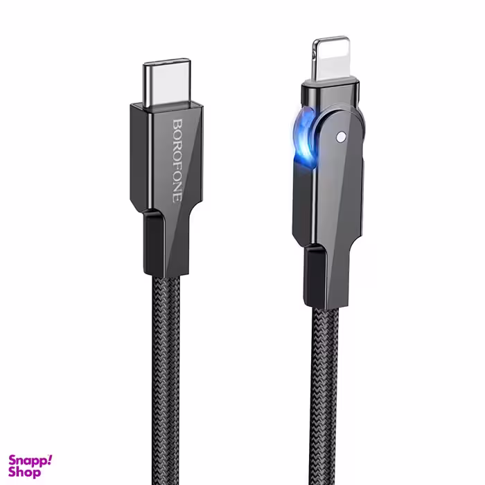 کابل دیتا 27 وات Type-C به Lightning بروفون مدل BU41 طول 1.2 متر