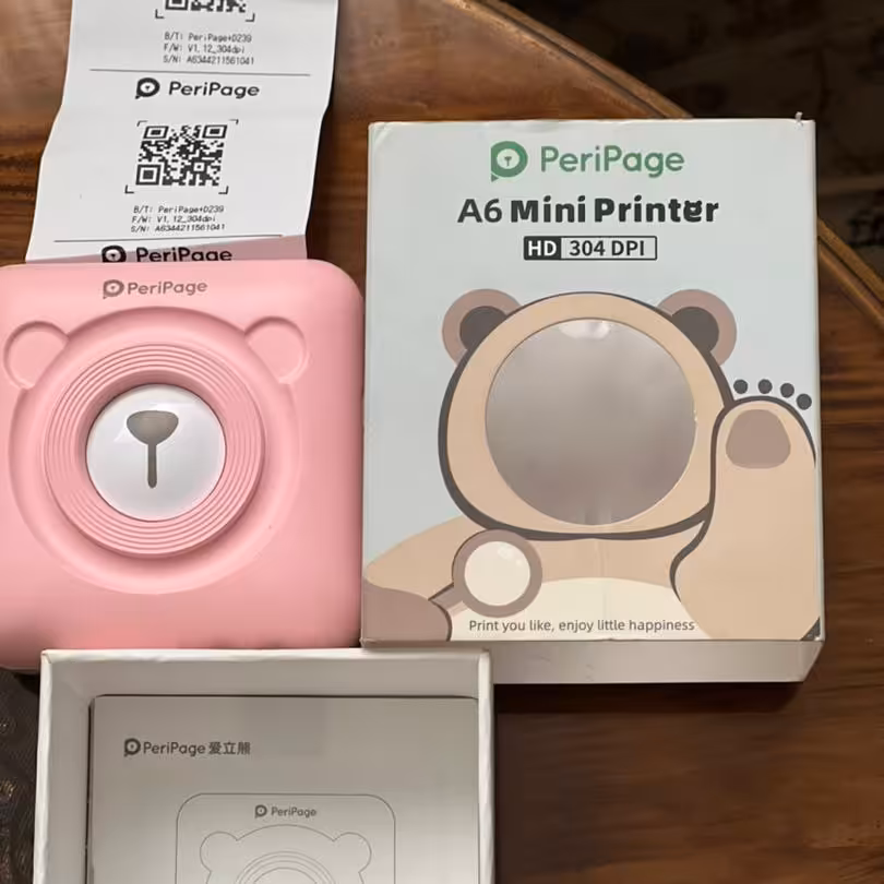 مینی پرینتر فوق العاده با کیفیتPeriPage A6 Mini Printer HD 304 DPI