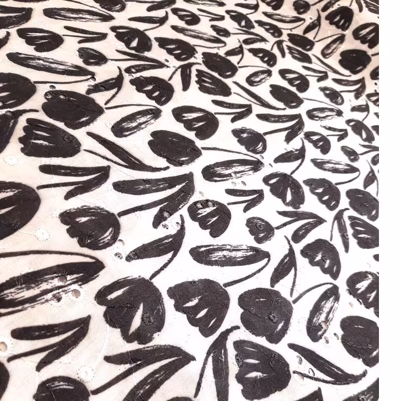 پارچه خامه دوزی طرح دار  مدل 4 (50 سانتی متری)